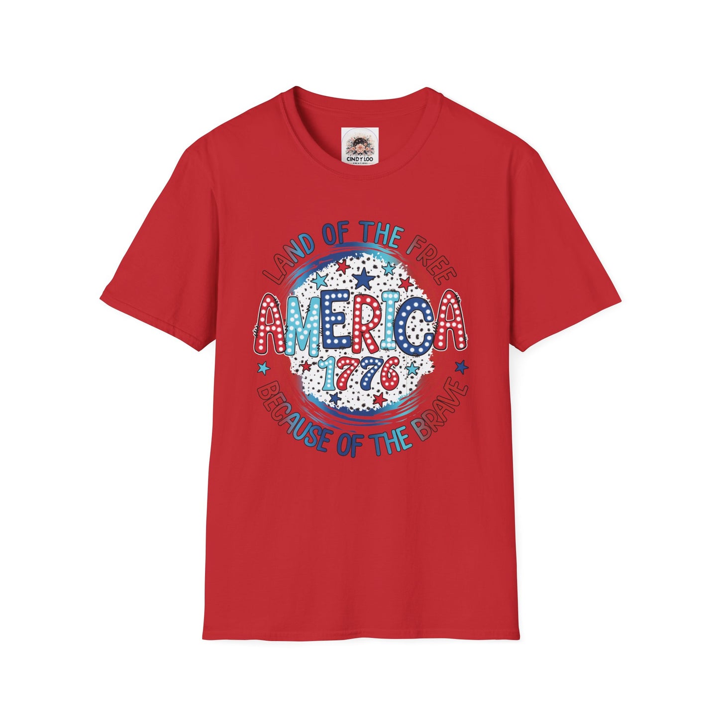 America Land of the Free - Unisex Softstyle T-Shirt