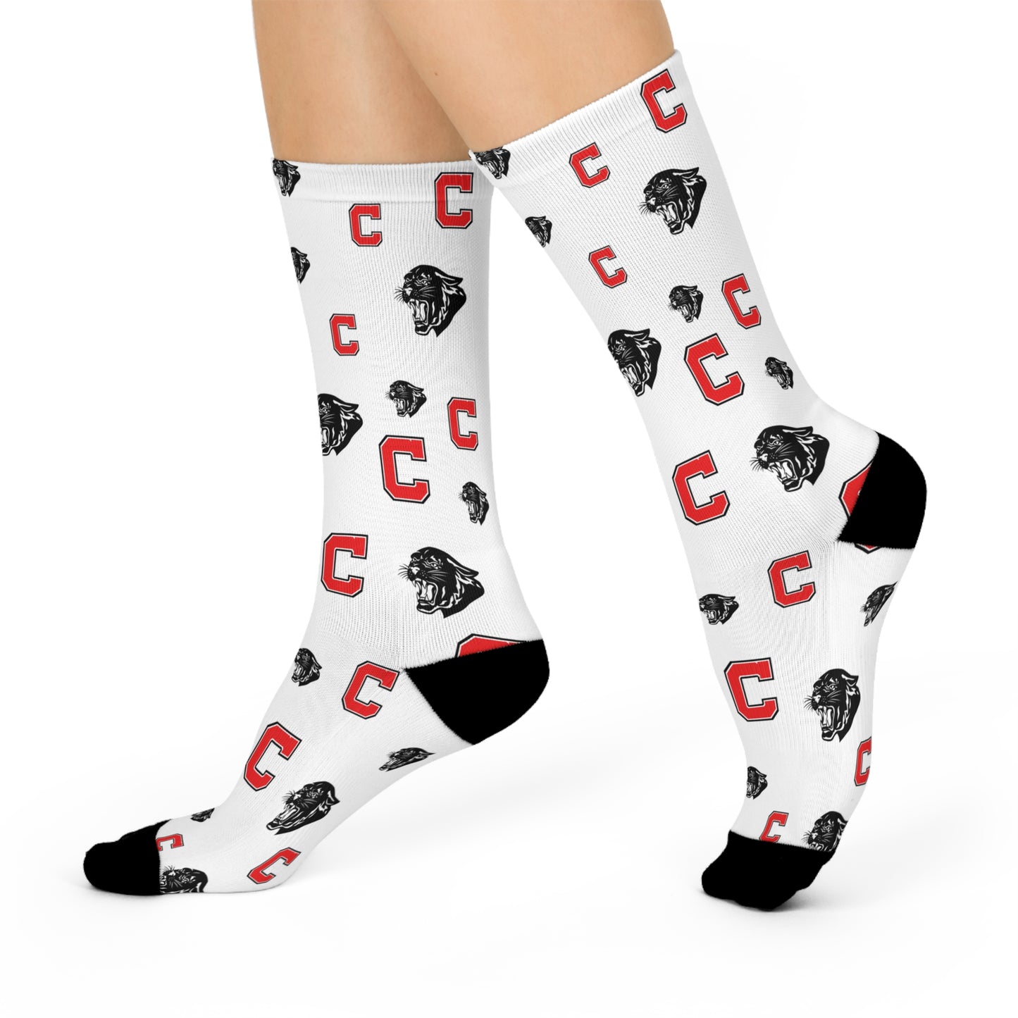 Clinch County Panthers - Cushioned Crew Socks