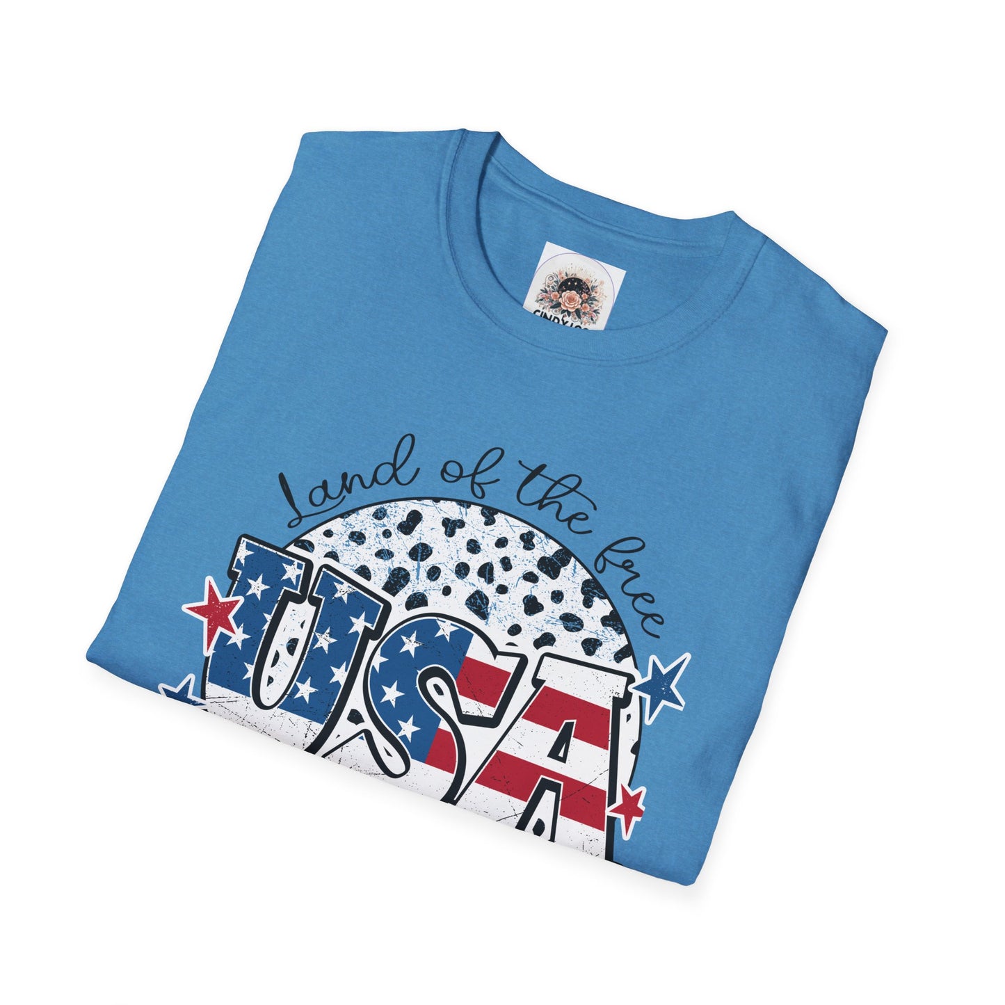 USA Land of the Free - Unisex Softstyle T-Shirt