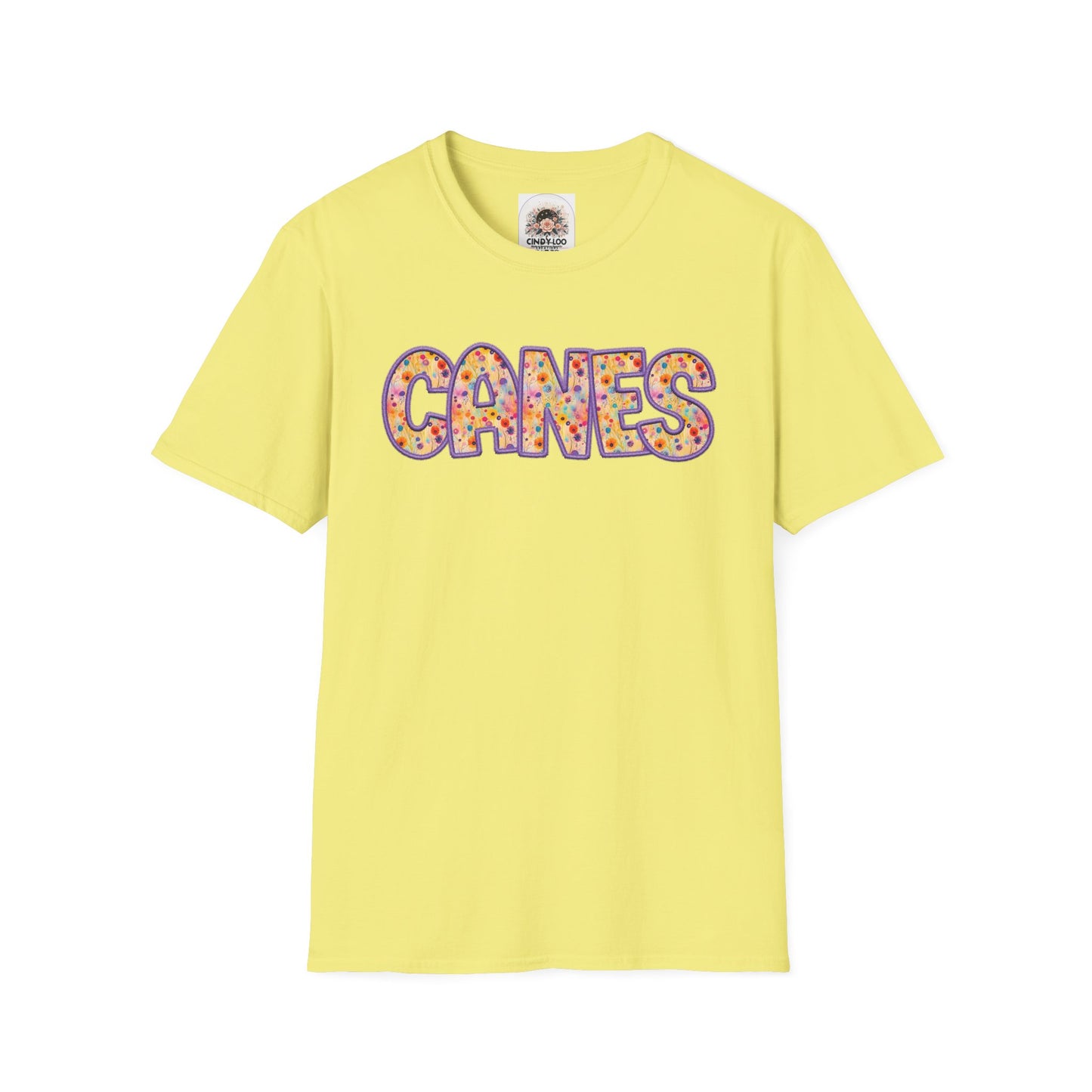 CANES Faux Stitched Tee | Unisex Softstyle T-Shirt