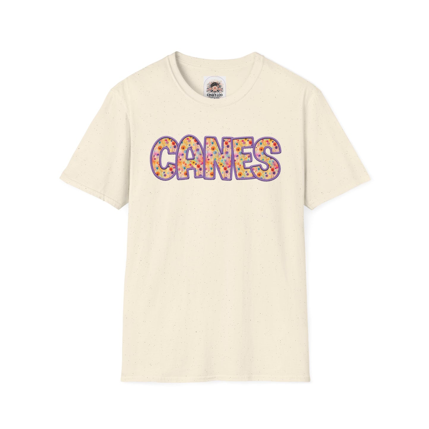 CANES Faux Stitched Tee | Unisex Softstyle T-Shirt