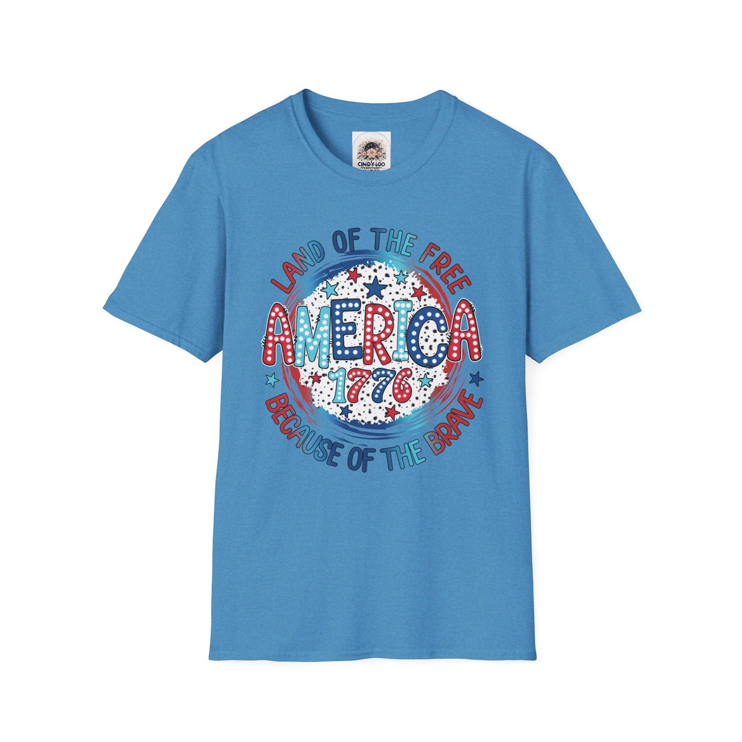 America Land of the Free - Unisex Softstyle T-Shirt