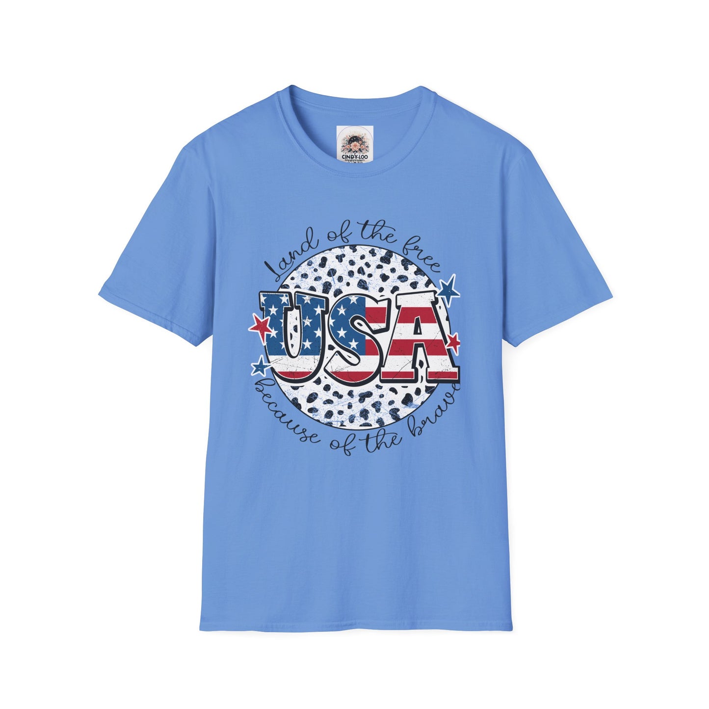 USA Land of the Free - Unisex Softstyle T-Shirt