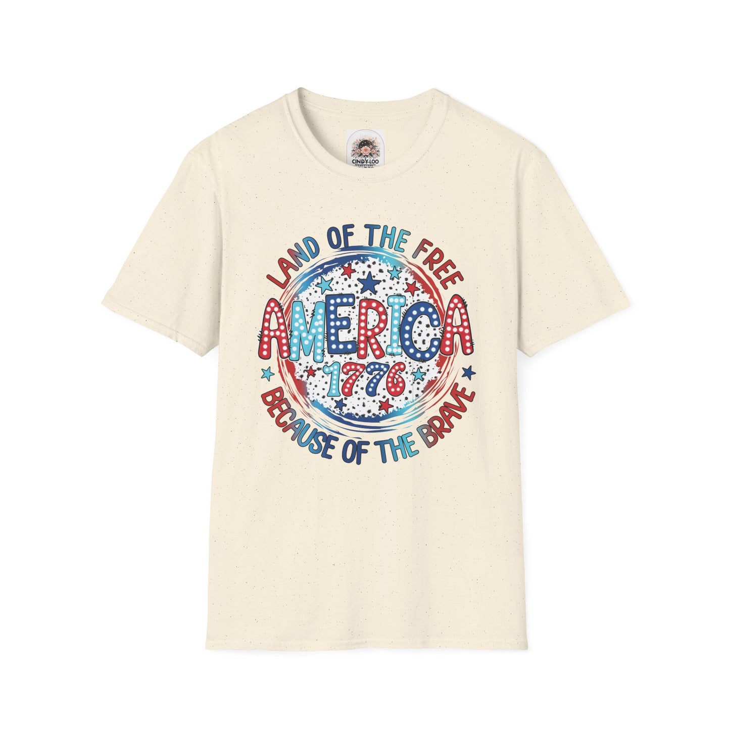 America Land of the Free - Unisex Softstyle T-Shirt