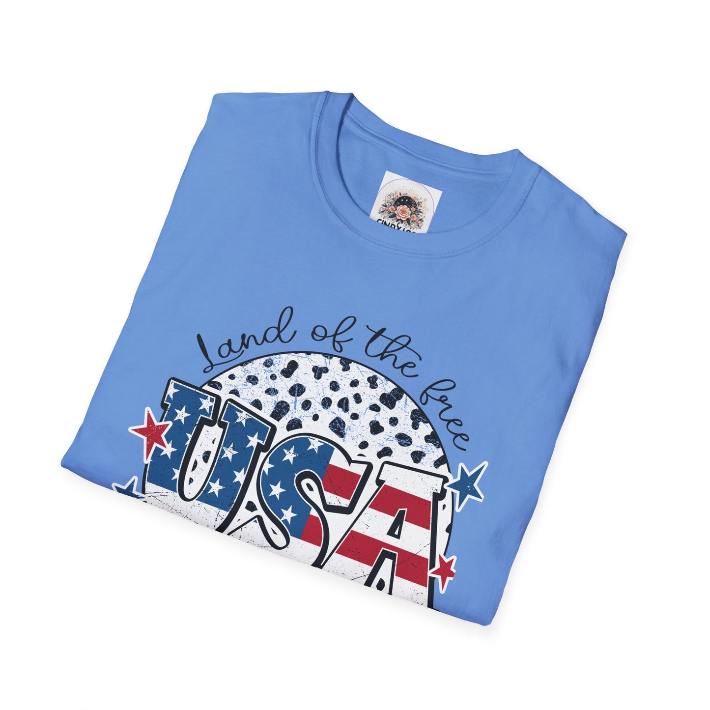 USA Land of the Free - Unisex Softstyle T-Shirt