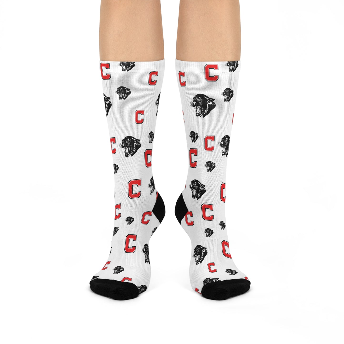 Clinch County Panthers - Cushioned Crew Socks