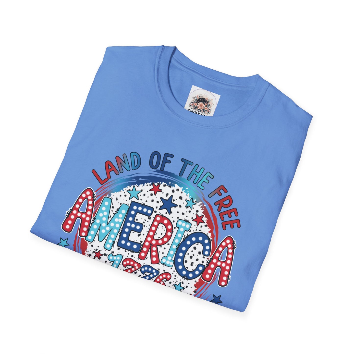 America Land of the Free - Unisex Softstyle T-Shirt