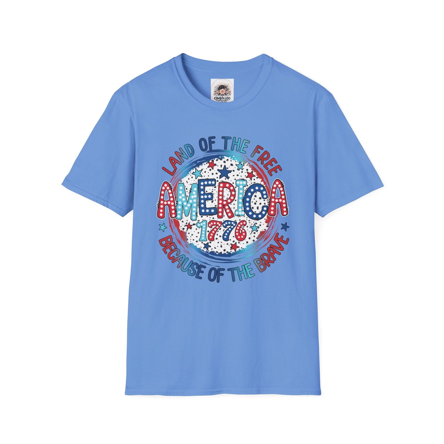 America Land of the Free - Unisex Softstyle T-Shirt