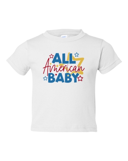 Toddler/Baby All American Baby T-Shirt/Onesie | Hand-Made/Local Delivery