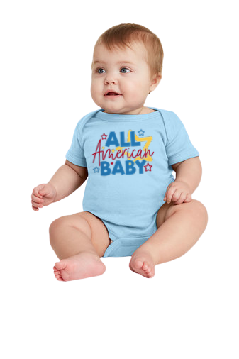 Toddler/Baby All American Baby T-Shirt/Onesie | Hand-Made/Local Delivery