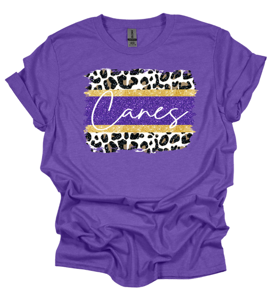 Canes Leopard T-Shirt | Hand-Made/Local Delivery