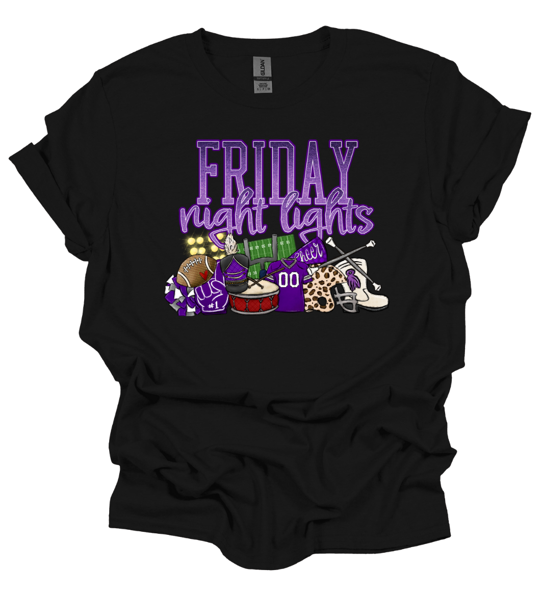 Friday Night Lights T-Shirt | Hand-Made/Local Delivery