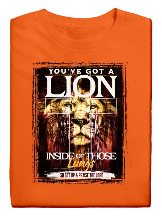 Lion in my Lungs T-Shirt | Hand-Made/Local Delivery