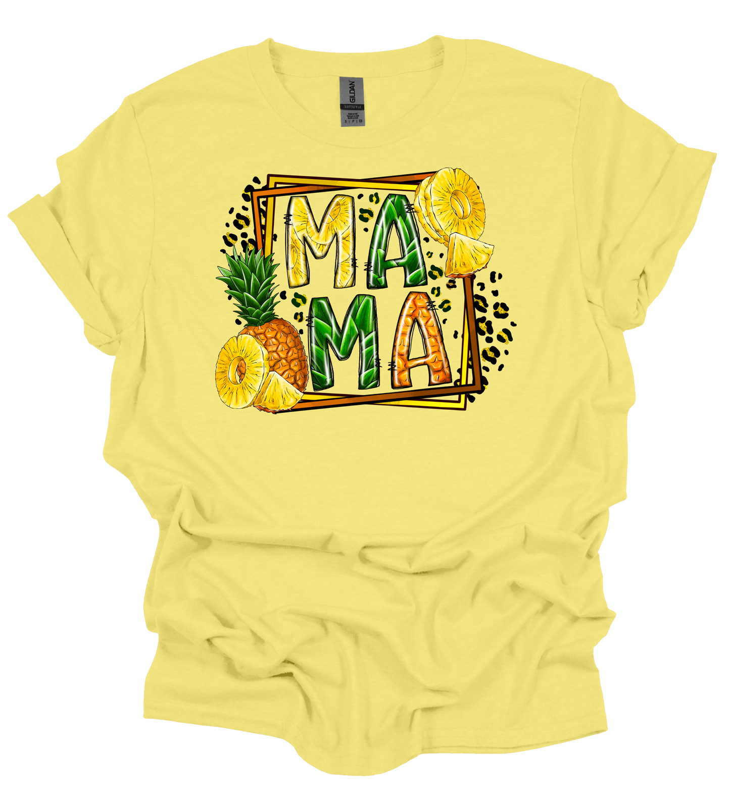 Mama Pineapple T-Shirt | Hand-Made/Local Delivery