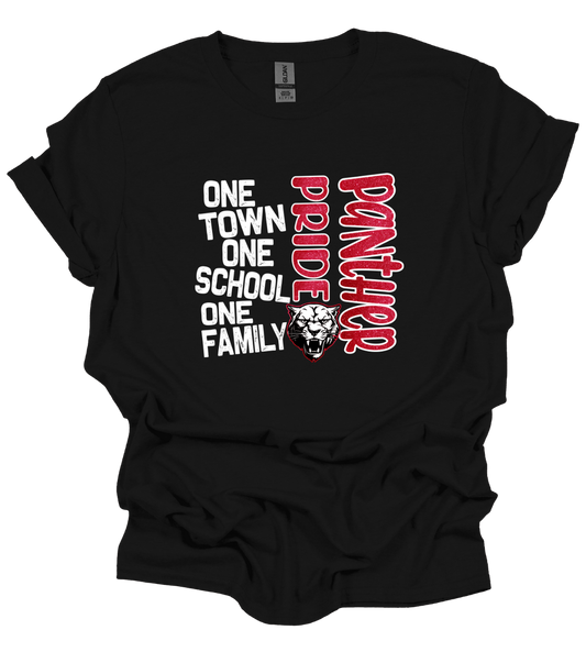 One Town - Panther Pride T-Shirt | Hand-Made/Local Delivery